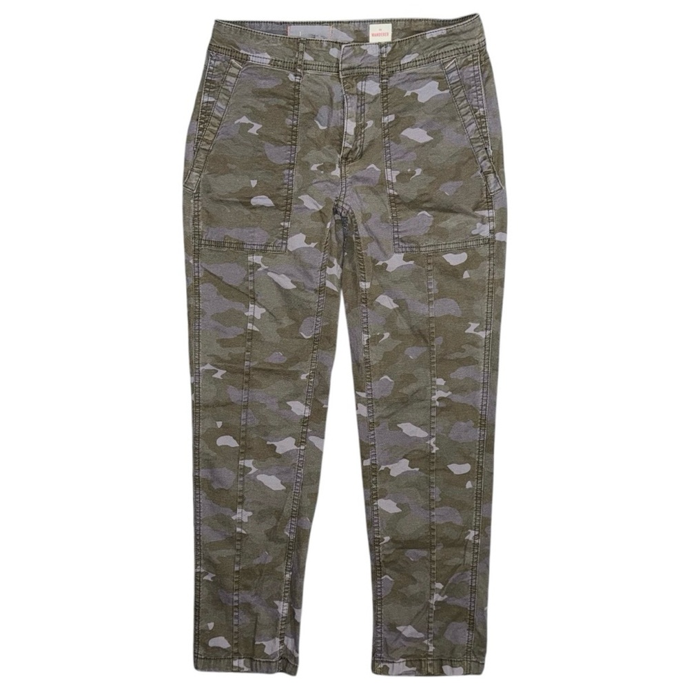 Anthropologie The Wanderer Pant Camo Green Moss Utility Cropped Pants Women’s 26